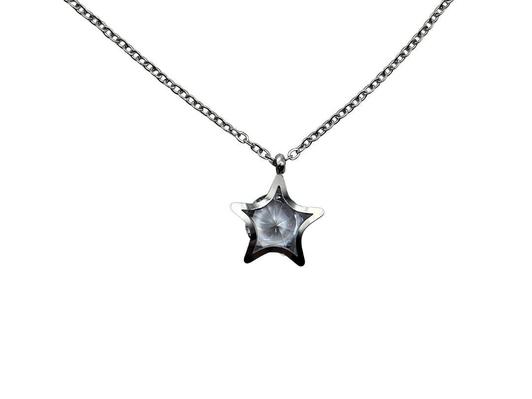 Ms Allure Star Of Ms Allure Necklace — silver-tone cubic zirconia necklace with an elegant, feminine finish.