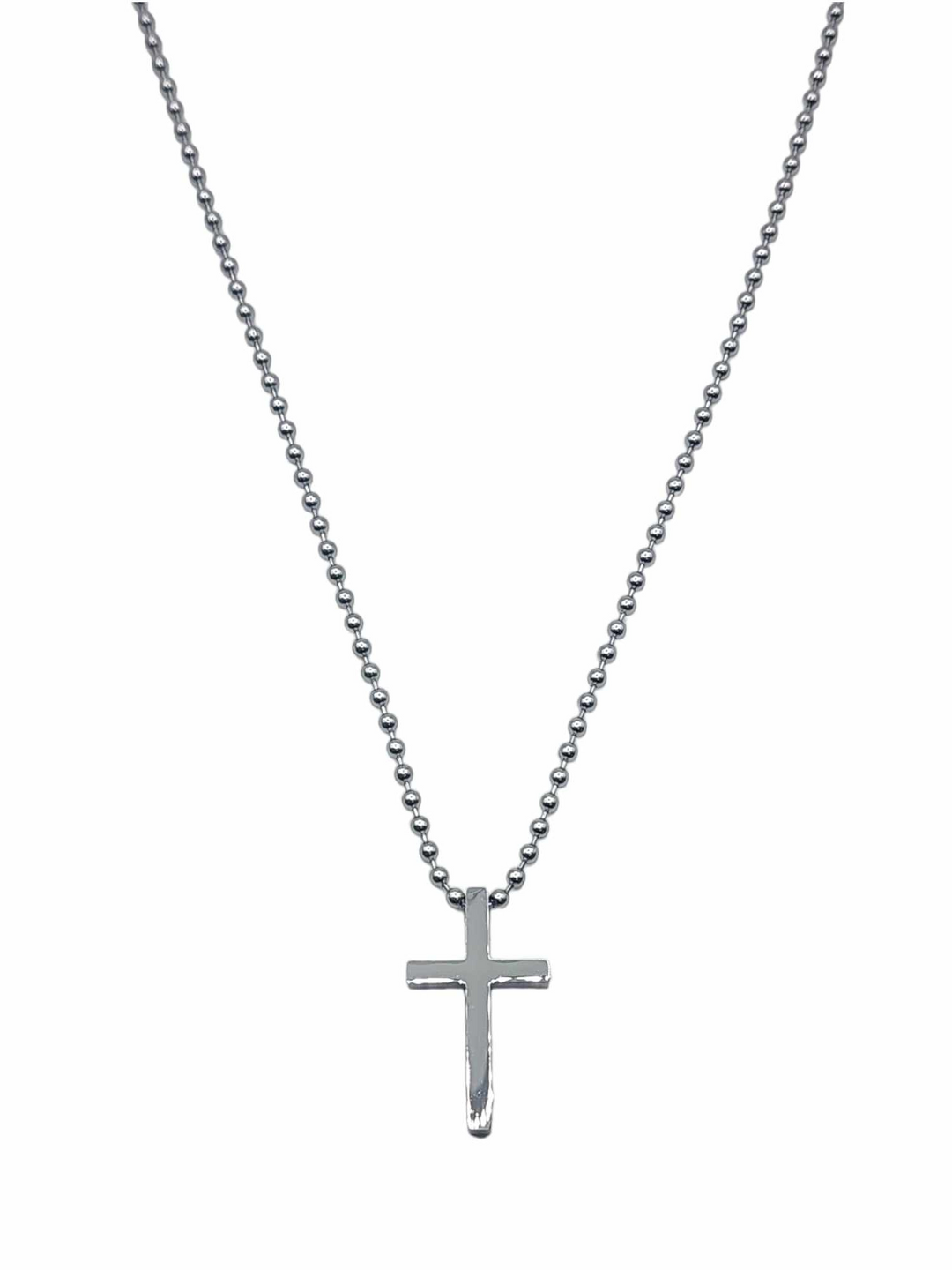 Small Cross Silver Necklace