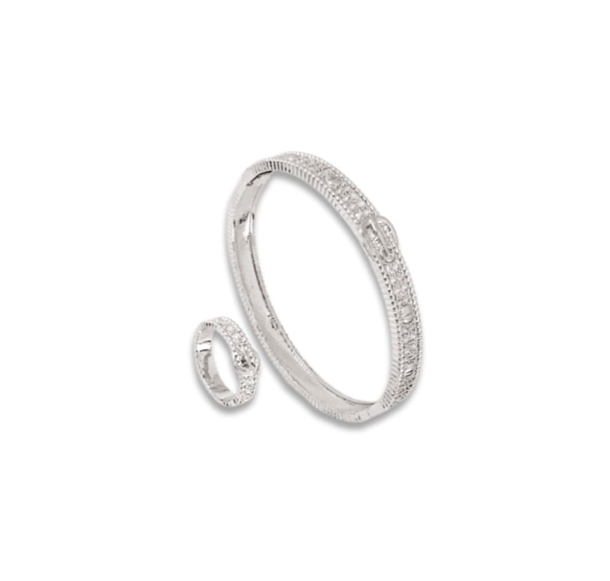 Ms Allure Goddess Of Jordan Set — silver-tone coordinated jewellery set with an elegant, feminine finish.