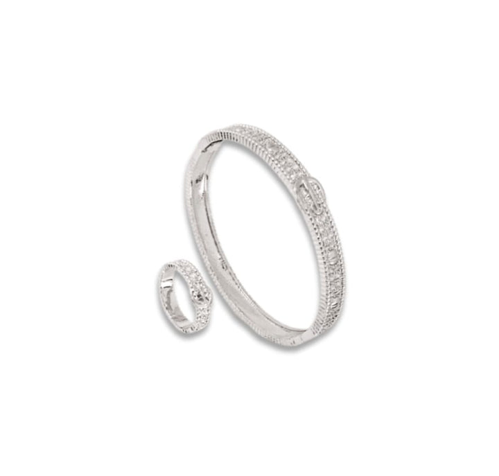 Ms Allure Goddess Of Jordan Set — silver-tone coordinated jewellery set with an elegant, feminine finish.