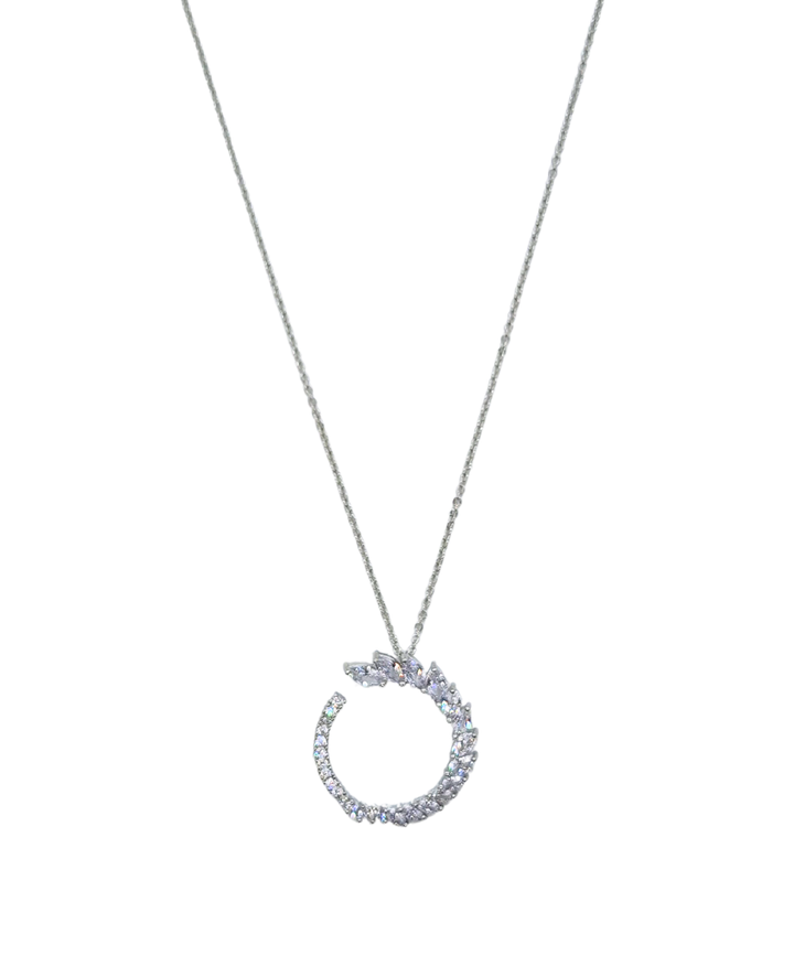 Ms Allure Travelling Wind Set — silver-tone cubic zirconia coordinated jewellery set with an elegant, feminine finish.