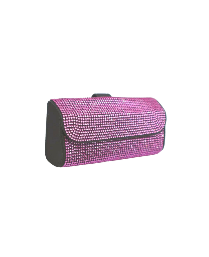 Ms Allure Eye Candy Glasses Case — black crystal fashion eyewear with an elegant, feminine finish.