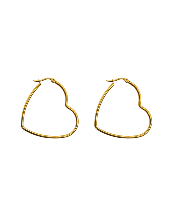 Ms Allure Big Heart Earrings — rose-gold tone earrings with an elegant, feminine finish.