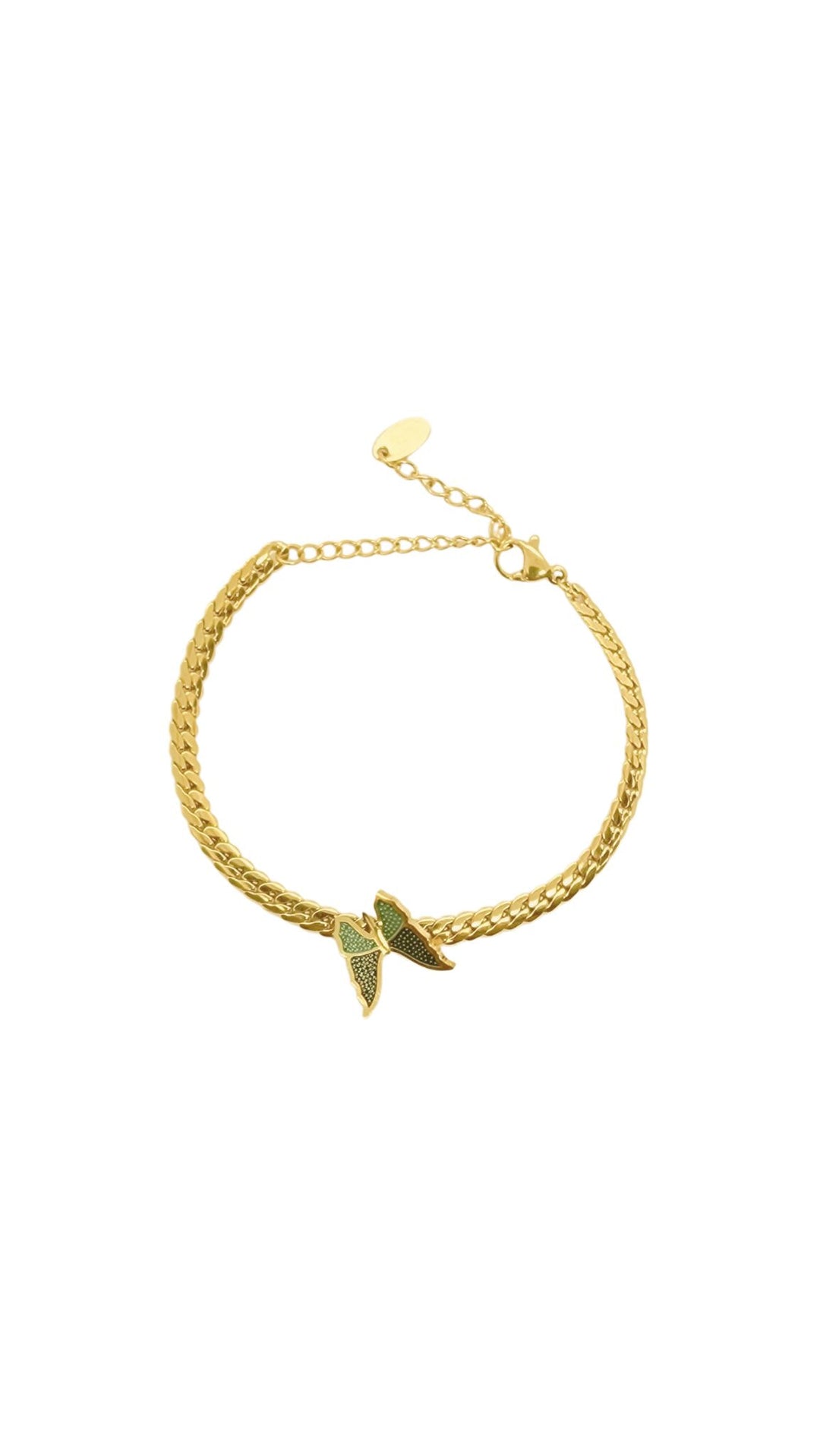 Ms Allure Live Free Bracelet — gold-tone stainless steel bracelet with an elegant, feminine finish.