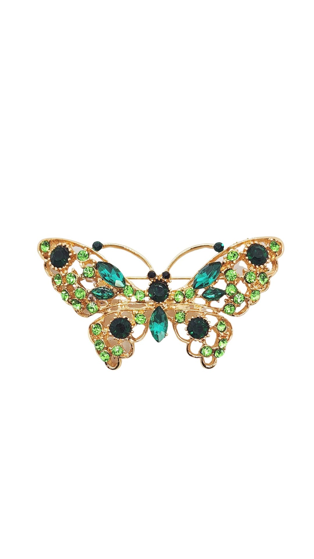 Ms Allure Dreams Come True Pin — gold-tone cubic zirconia brooch with an elegant, feminine finish.
