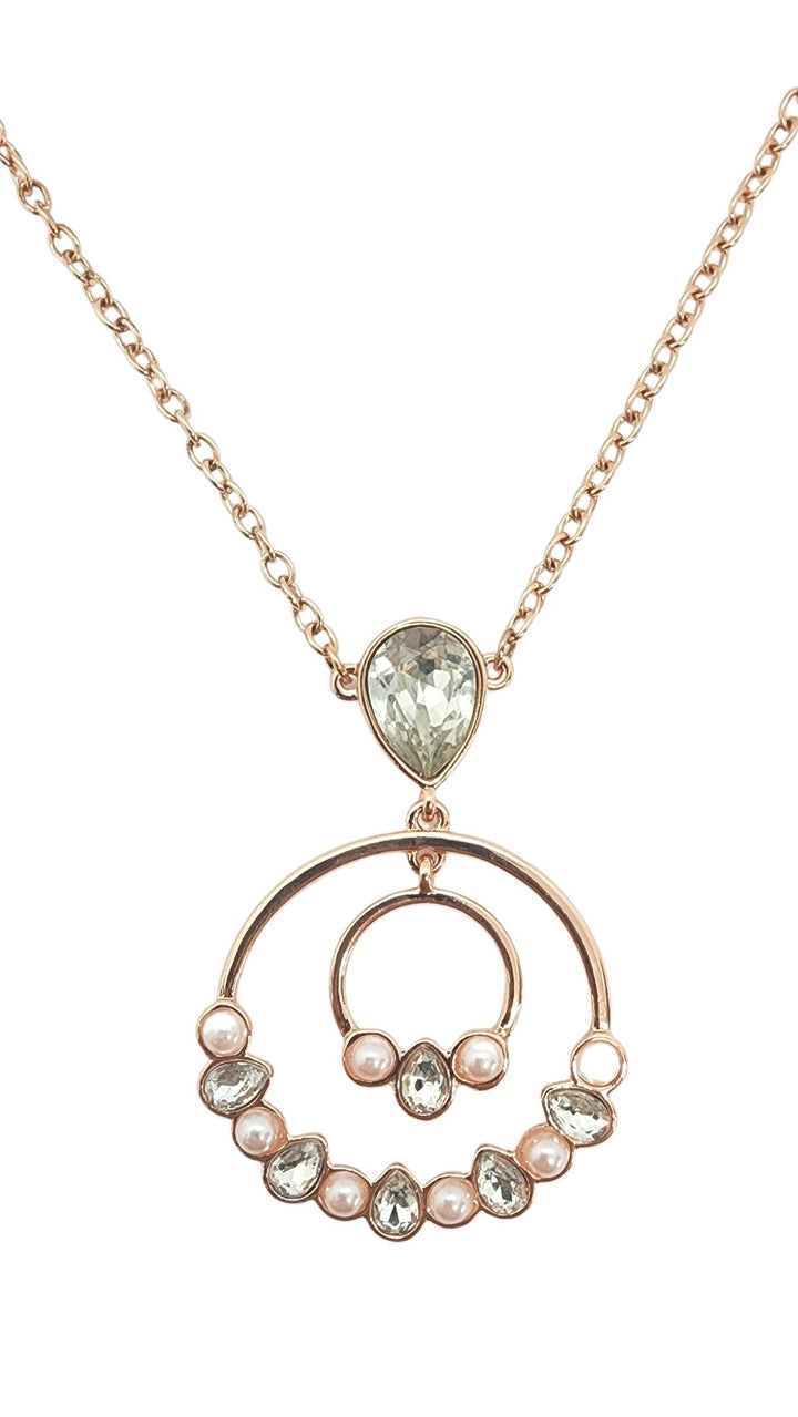 Ms Allure Words Into Moments Necklace — rose-gold tone necklace with an elegant, feminine finish.