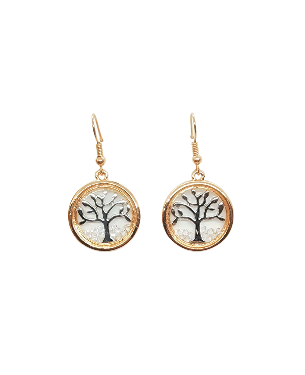 Ms Allure Brought Together Earrings — rose-gold tone earrings with an elegant, feminine finish.