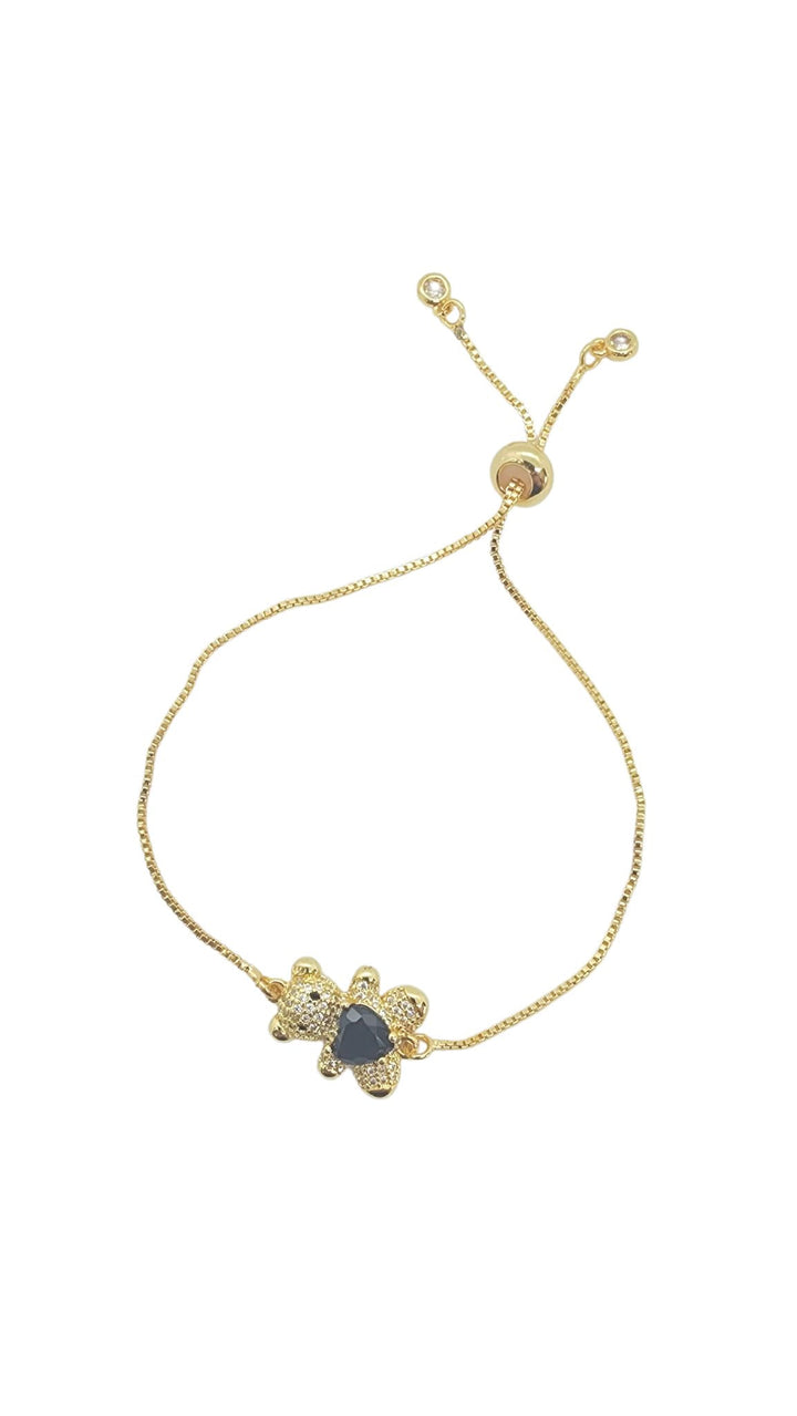 Ms Allure Teddy Love Bracelet — gold-tone bracelet with an elegant, feminine finish.