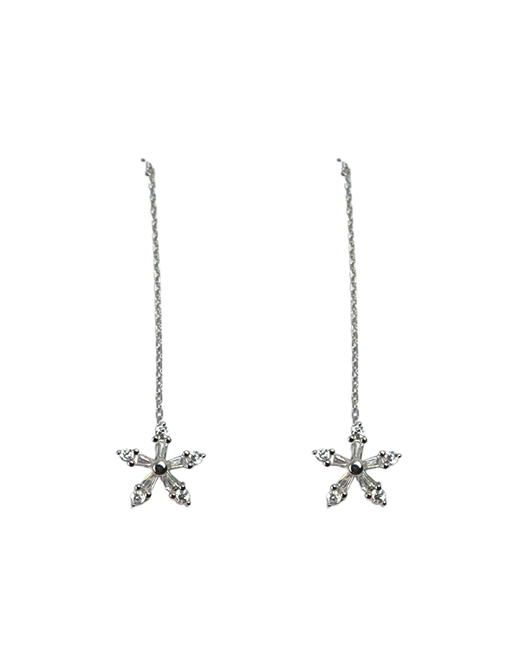 Ms Allure Stars Out Earrings — silver-tone cubic zirconia earrings with an elegant, feminine finish.