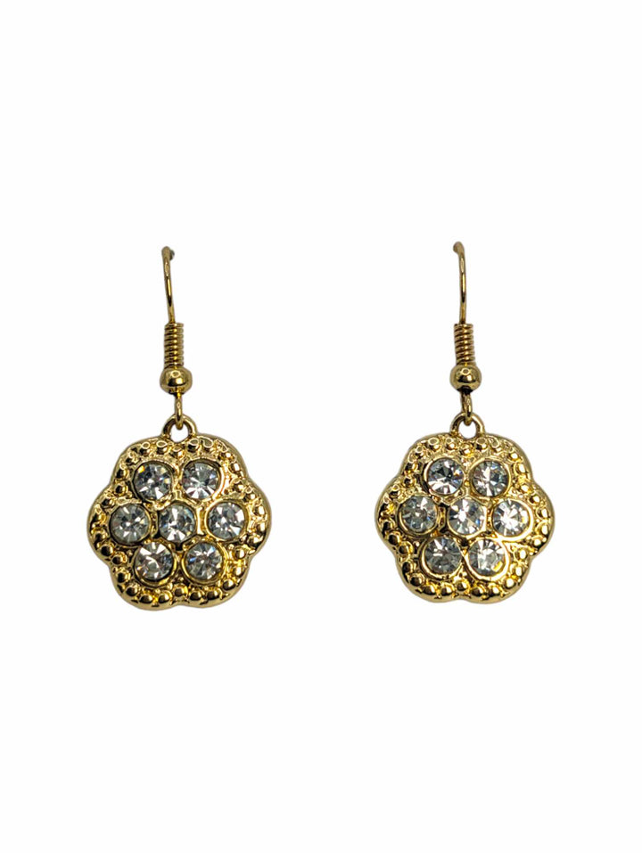 Ms Allure Divine Wisdom Earrings — gold-tone cubic zirconia earrings with an elegant, feminine finish.
