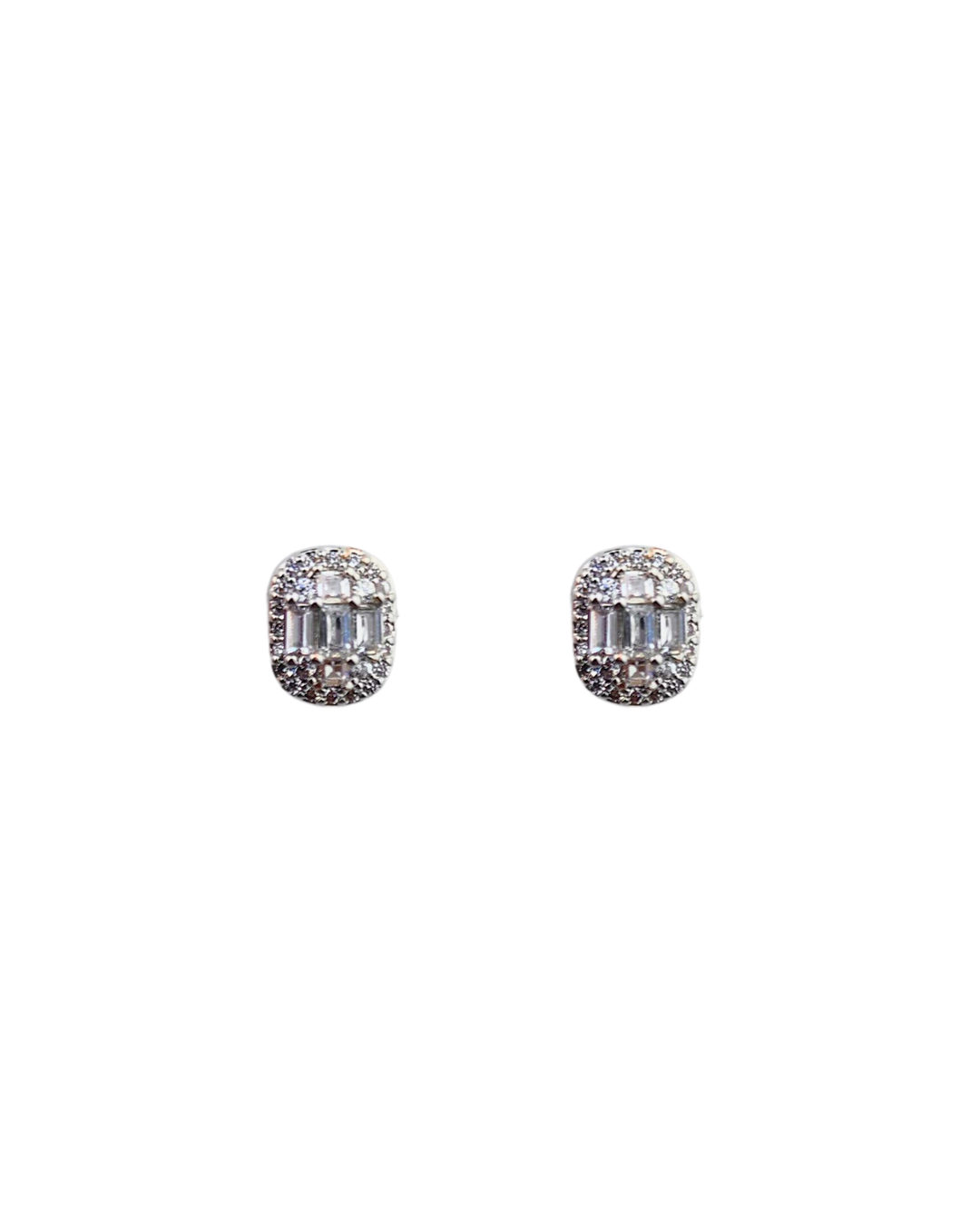 Ms Allure Flashy Bling Earrings — silver-tone cubic zirconia earrings with an elegant, feminine finish.
