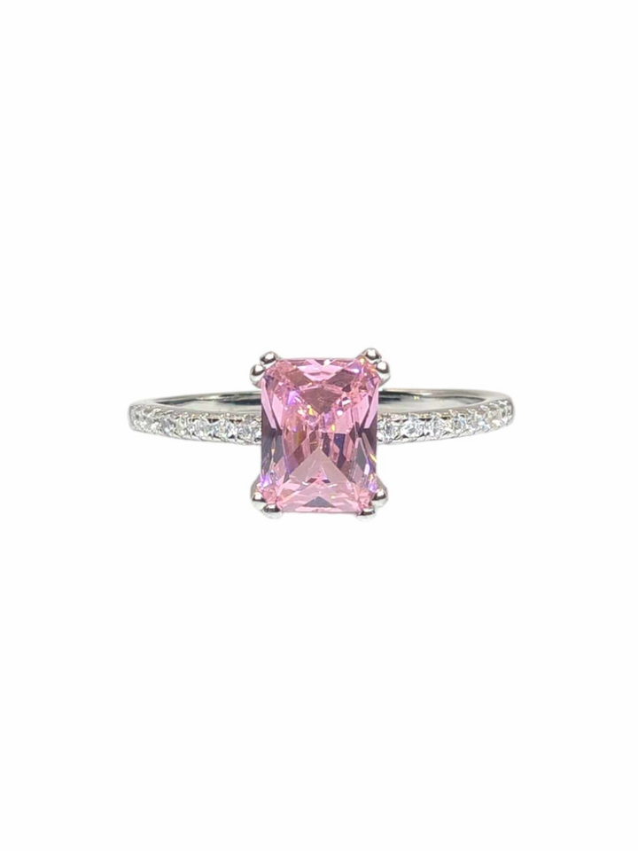 Ms Allure Misty Ring — purple cubic zirconia ring with an elegant, feminine finish.