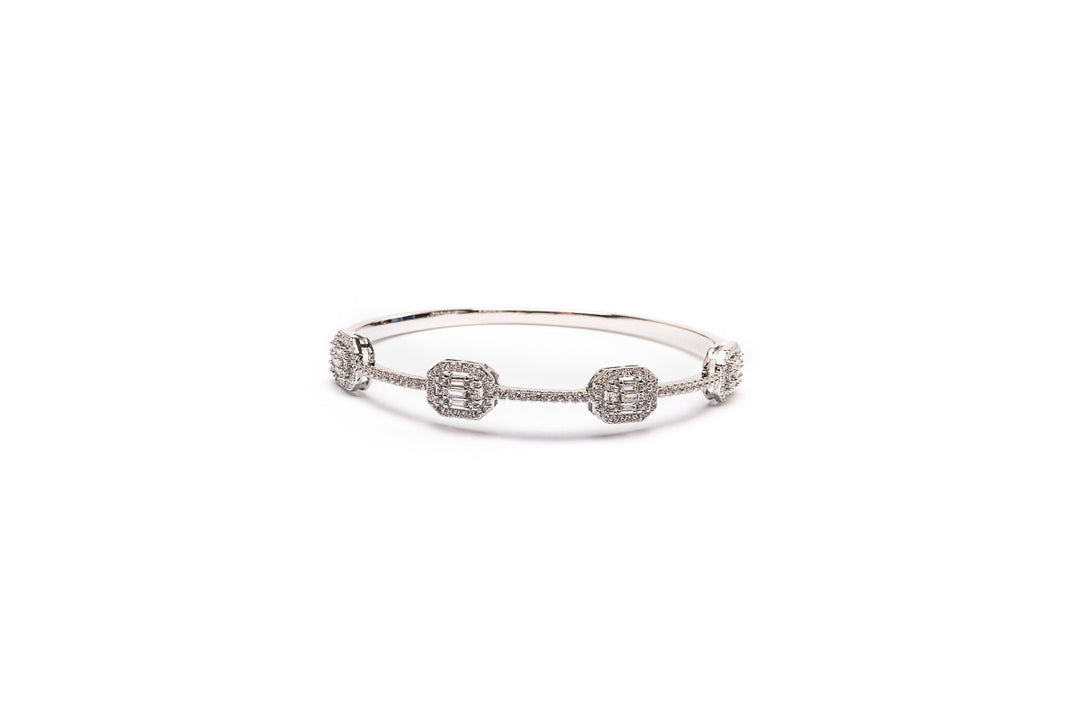 Ms Allure It's Paris Bracelet — silver-tone cubic zirconia bracelet with an elegant, feminine finish.