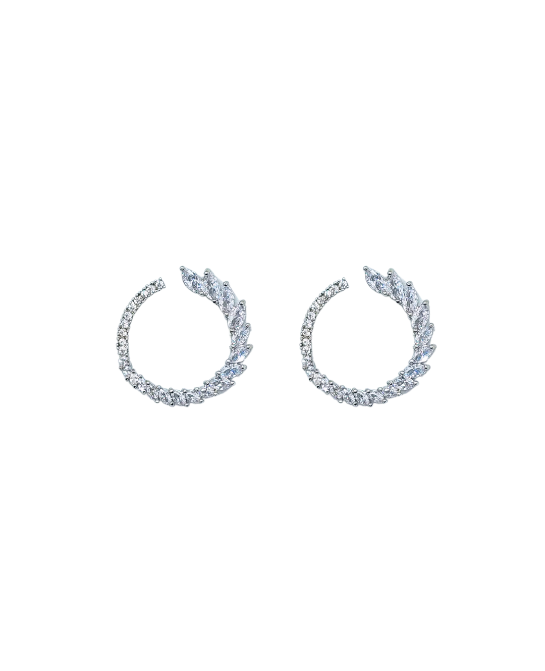 Ms Allure Travelling Wind Set — silver-tone cubic zirconia coordinated jewellery set with an elegant, feminine finish.