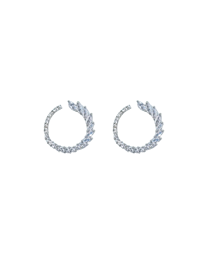 Ms Allure Travelling Wind Set — silver-tone cubic zirconia coordinated jewellery set with an elegant, feminine finish.