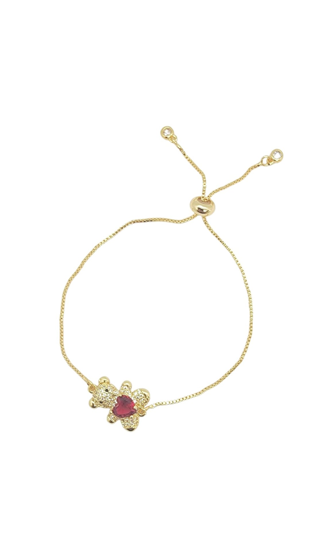 Ms Allure Teddy Love Bracelet — gold-tone bracelet with an elegant, feminine finish.