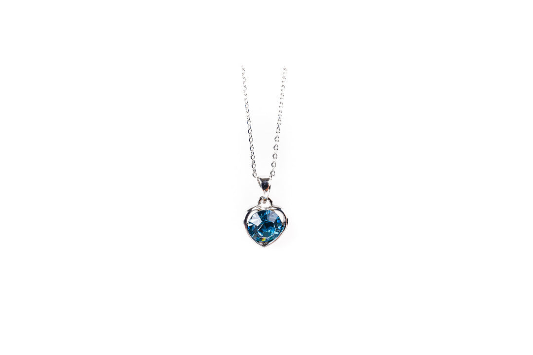 Ms Allure Feeling the Love Necklace — silver-tone Austrian crystal necklace with an elegant, feminine finish.