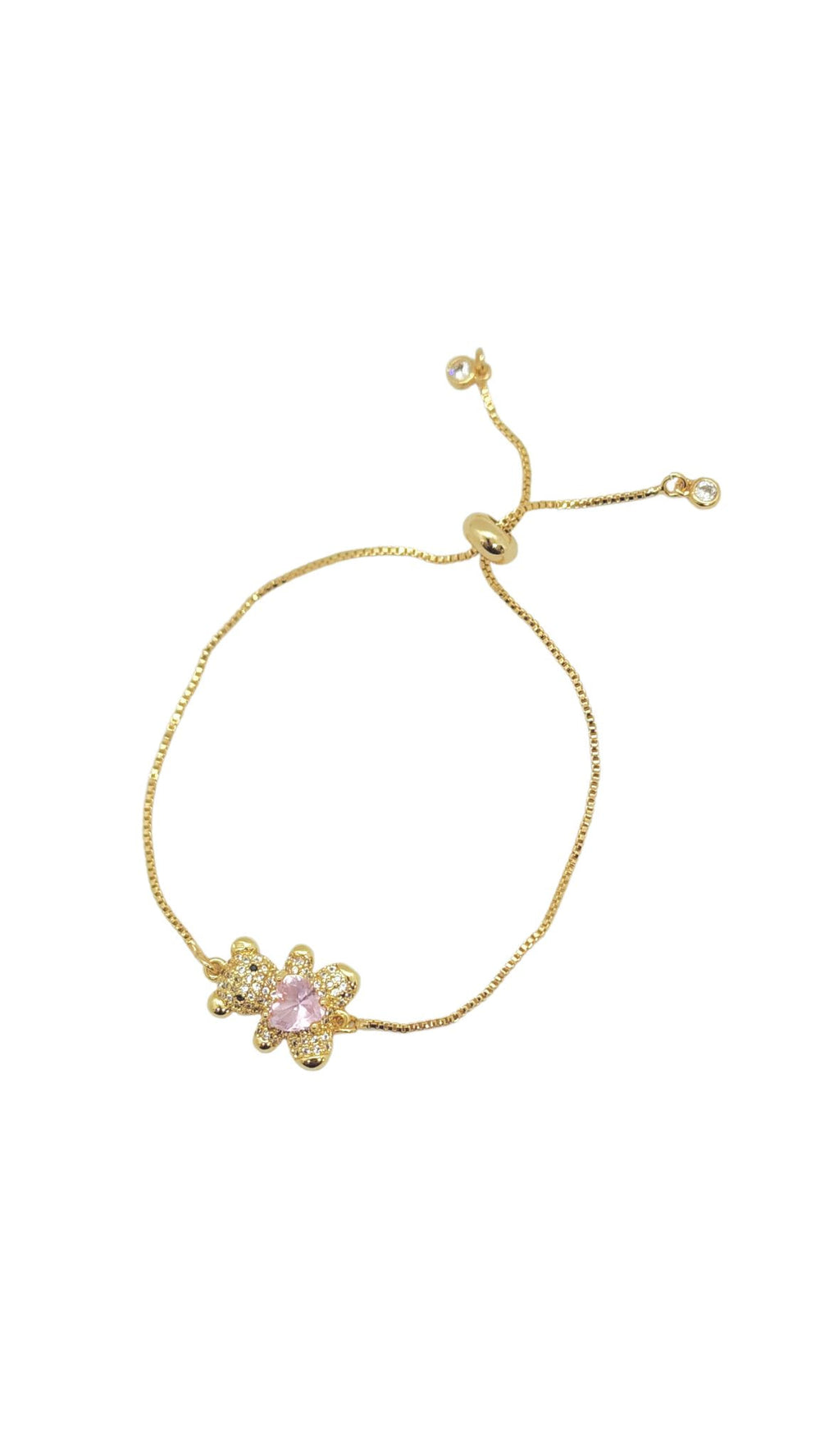 Ms Allure Teddy Love Bracelet — gold-tone bracelet with an elegant, feminine finish.