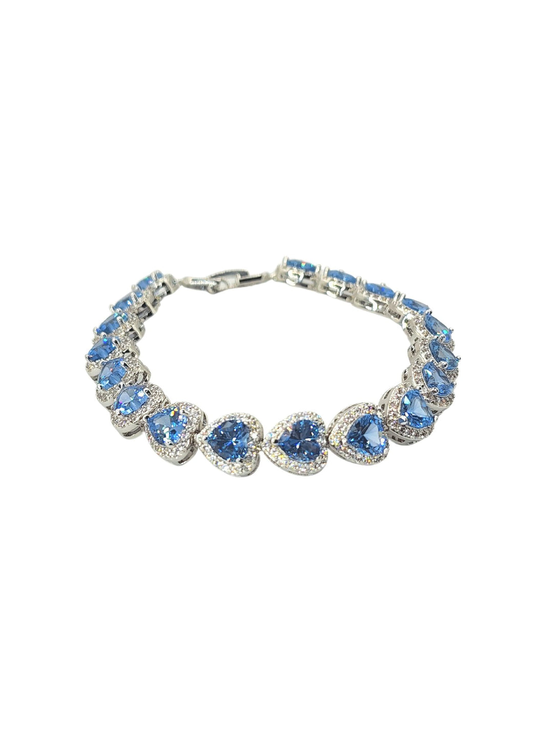 Ms Allure My Blue Heart Bracelet — silver-tone bracelet with an elegant, feminine finish.
