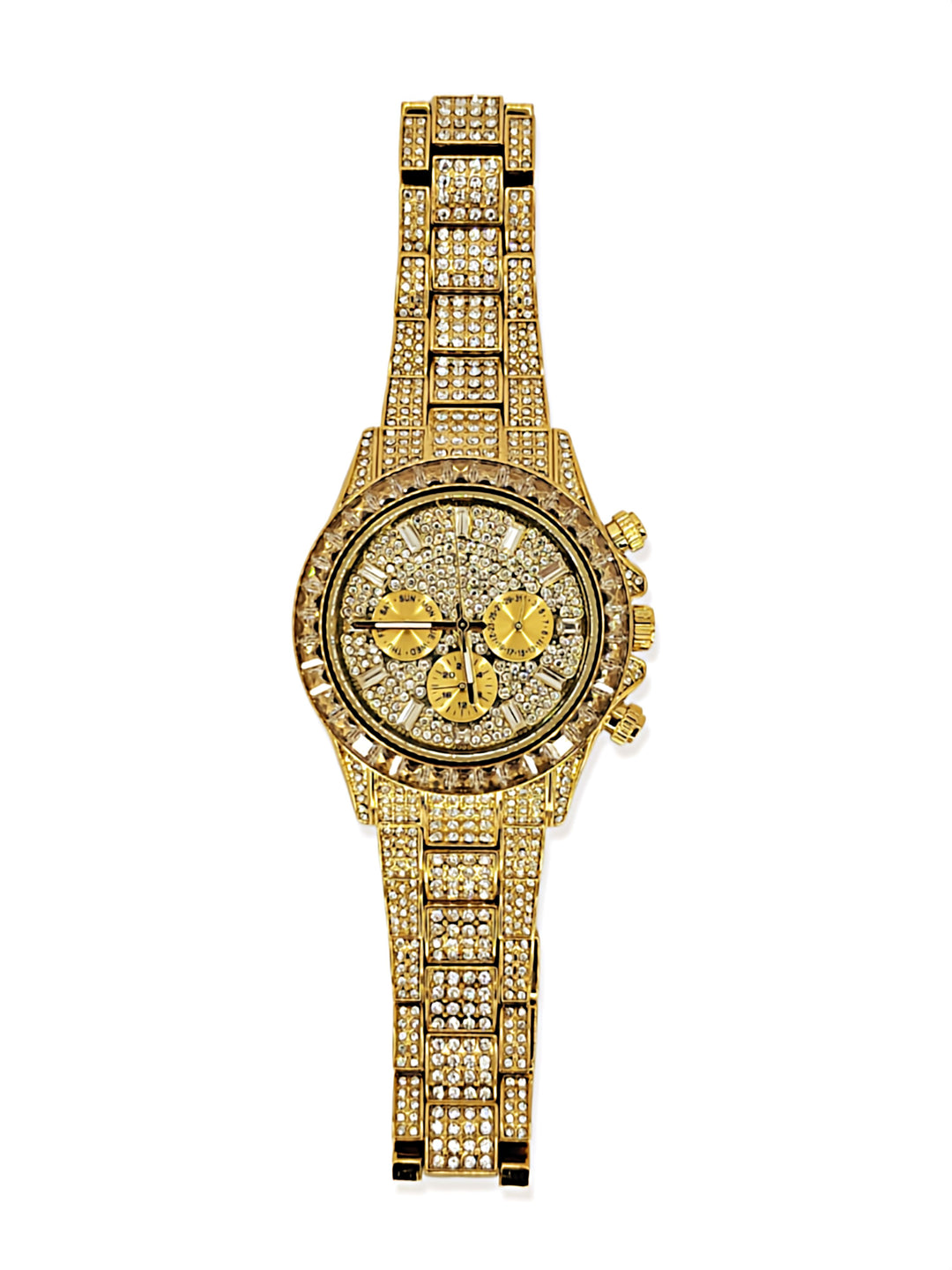 Ms Allure Prime Time Watch — silver-tone cubic zirconia watch with an elegant, feminine finish.