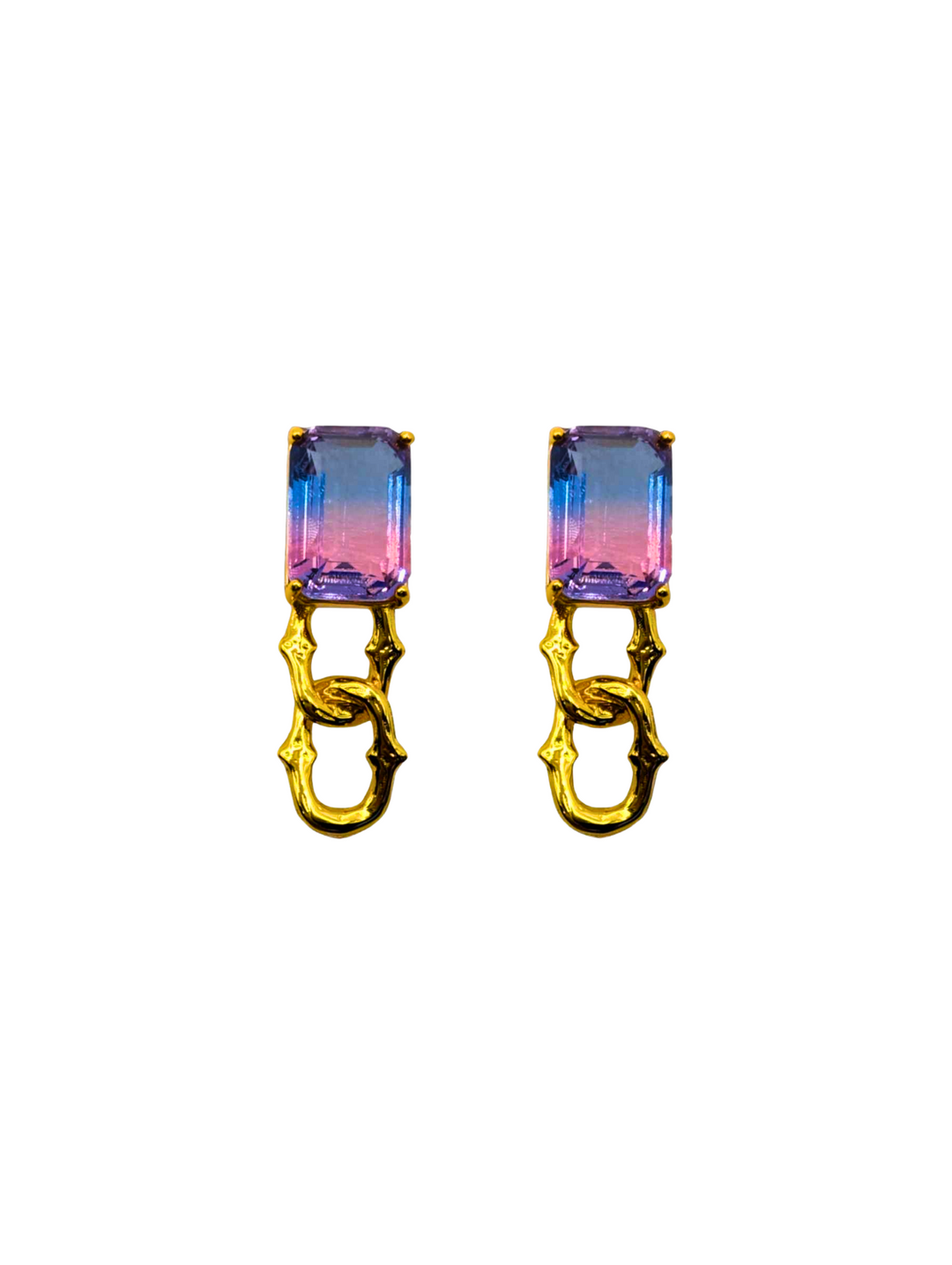 Ms Allure Change Effect Earrings — gold-tone cubic zirconia earrings with an elegant, feminine finish.
